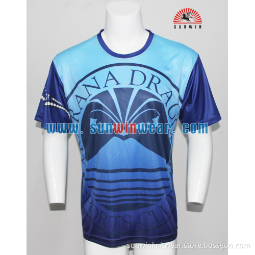 Manufactory Custom logo sublimation print colorful T Shirt